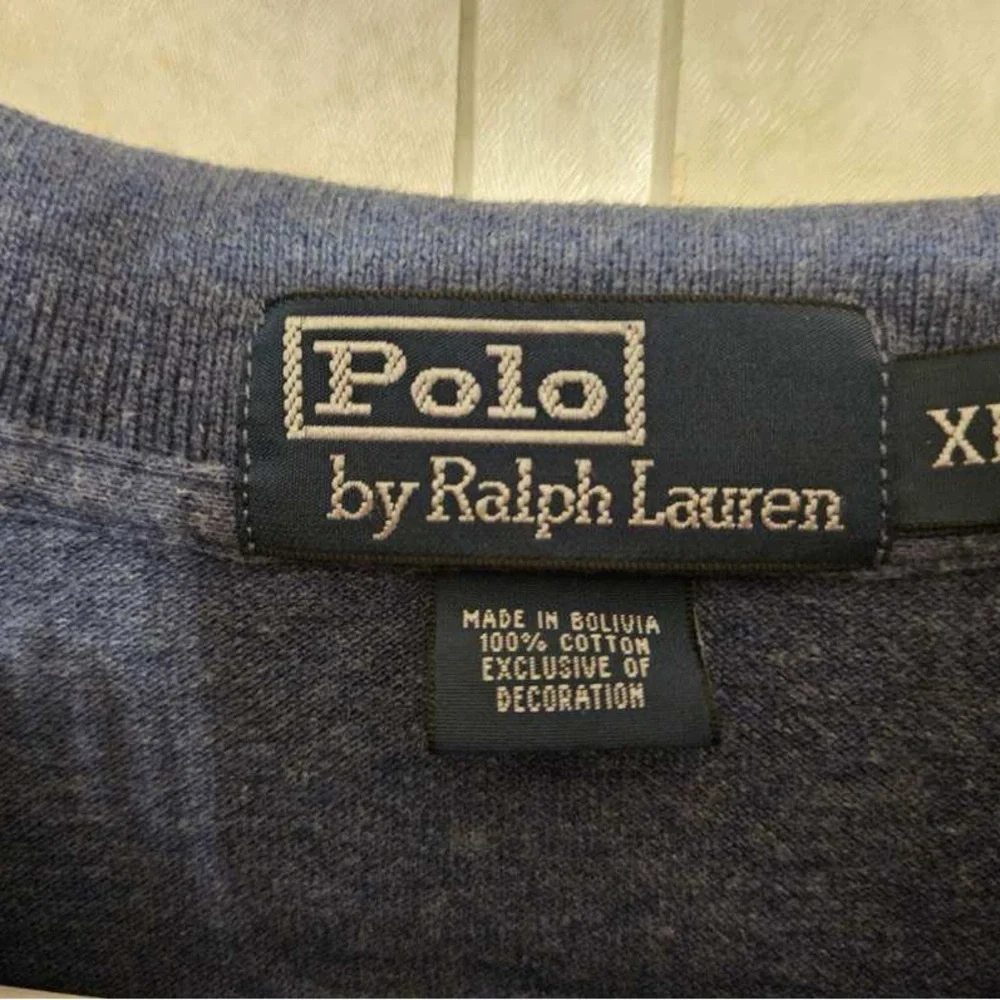 Polo‎ by Ralph Lauren Men's Blue Long Sleeve Polo
